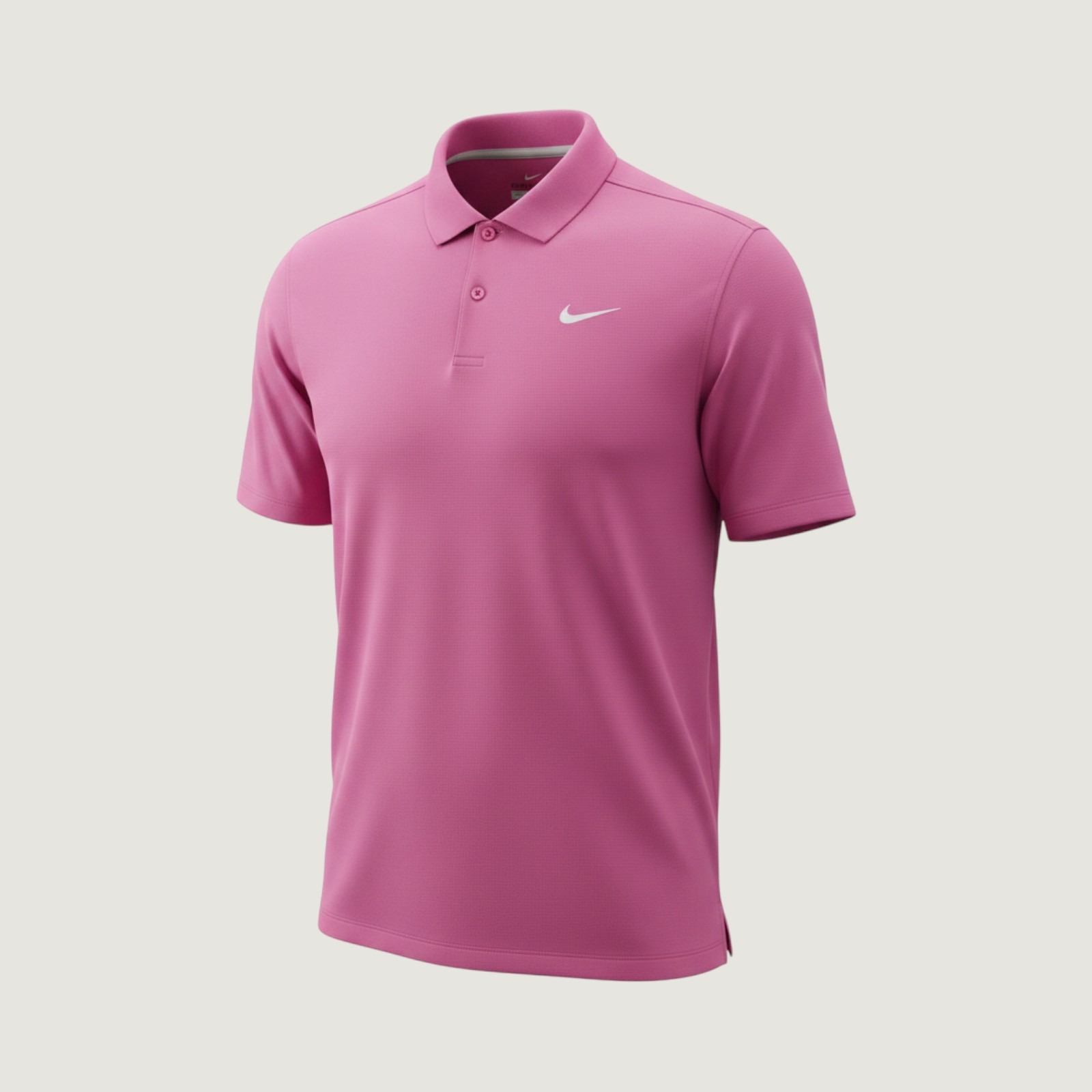 Nike Golf Dri-Fit Polo Shirt Mens Xl Pink Short Sleeve Performance Swoosh Logo